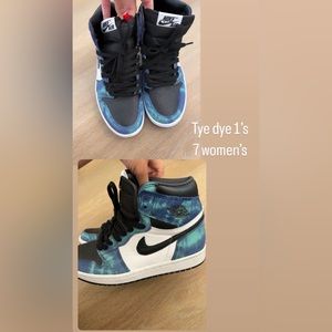 Jordan 1s Tye Dye - size 7 wmns